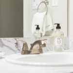 bathroom finishes at the overlook apartments in atlanta ga